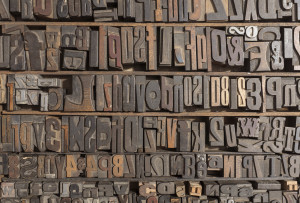 Letterpress alphabet