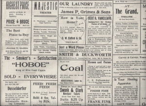 old newspaper ads