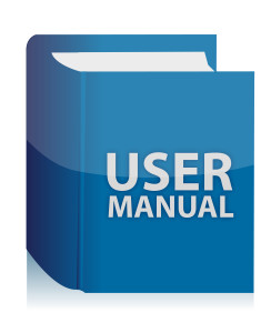 User guide book illustration design